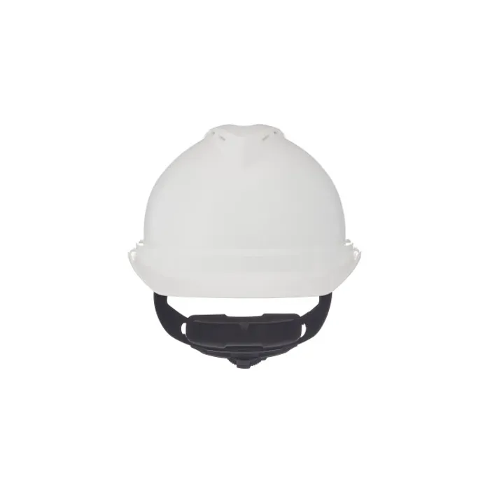 MSA V-Gard® 500 Hard Hat Cap Style - White - Vented - 4-Point Fas-Trac III