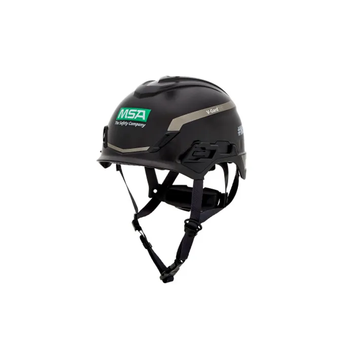 MSA V-Gard® H1 Safety Helmet - Non-Vented - Black - Fas-Trac III Pivot Foam
