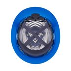 MSA V-Gard C1™ Full Brim Hard Hat, Blue, Non-Vented, Fas-Trac III, 10215839