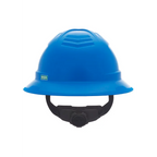 MSA V-Gard C1™ Full Brim Hard Hat, Blue, Non-Vented, Fas-Trac III, 10215839