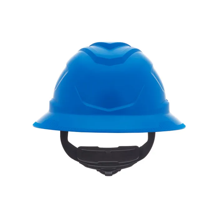 MSA V-Gard C1™ Full Brim Hard Hat, Blue, Non-Vented, Fas-Trac III, 10215839