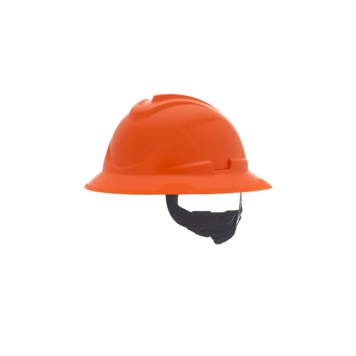 MSA V-Gard C1™ Full Brim Cooling Hard Hat - Non-Vented - Fas-Trac III - Orange