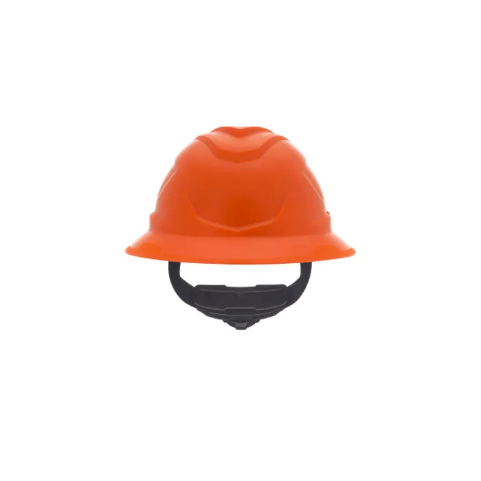 MSA V-Gard C1™ Full Brim Cooling Hard Hat - Non-Vented - Fas-Trac III - Orange