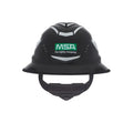 MSA V-Gard C1™ Full Brim Cooling Hard Hat, Vented, Fas-Trac III, Black, ReflectIR™ Thermal Barrier - 10215835