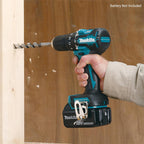 Makita DHP487RTJ 18V LXT Brushless Cordless Hammer Driver Drill, 13mm, 40Nm