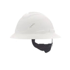 MSA V-Gard C1™ Full Brim Hard Hat, Vented, Fas-Trac III, White, ReflectIR™ - 10215828