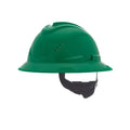 MSA V-Gard C1™ Full Brim Hard Hat, Vented, Fas-Trac III, Green, ReflectIR™ Thermal Barrier - 10215831