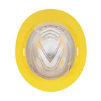 MSA V-Gard C1™ Full Brim Hard Hat, Non-Vented, Fas-Trac III, Yellow, ReflectIR™ - 10215841