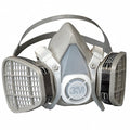 3M 5000 Series Half Face Respirator Kit M | Includes 2 Organic Vapor Cartridges for Industrial Safety