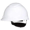 3M SecureFit H-701SFR-UV Hard Hat, White, 4-Point Ratchet Suspension with Uvicator