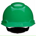 3M™ SecureFit™ Hard Hat H-704SFV-UV - Green - Vented - 4-Point Pressure Diffusion Ratchet - UVicator