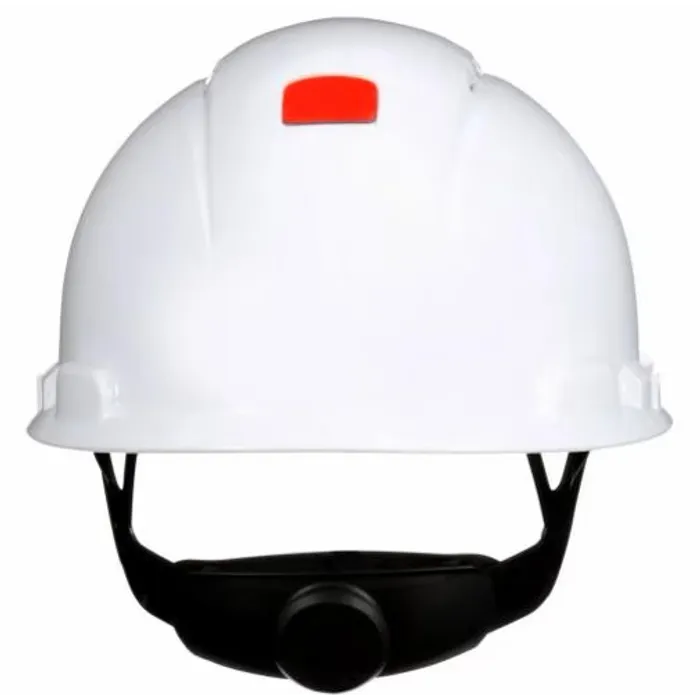 3M™ SecureFit™ Hard Hat - White - Vented - 4-Point Pressure Diffusion Ratchet Suspension - with UVicator - H-701SFV-UV