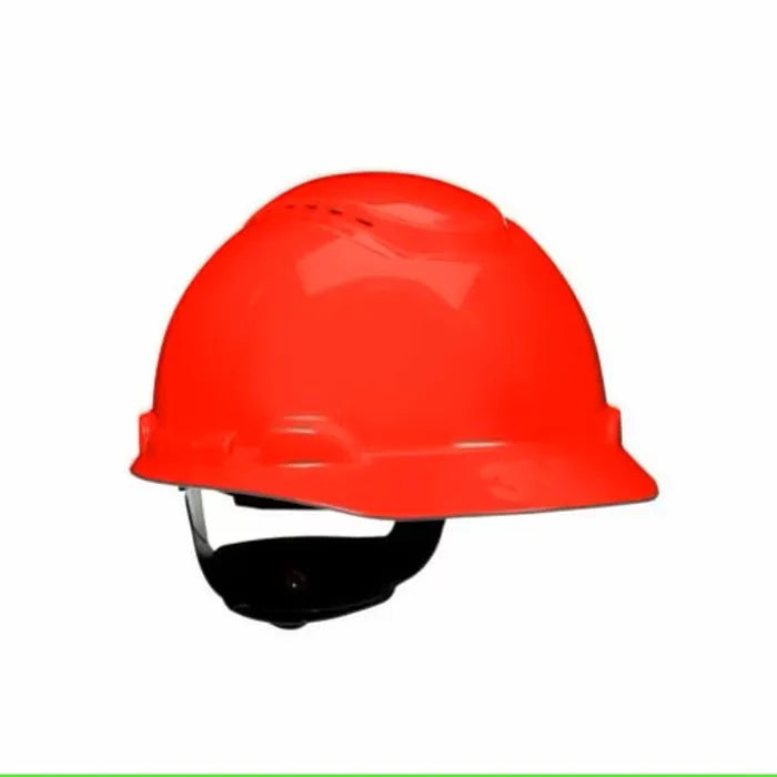 3M™ SecureFit™ Hard Hat H-705SFV-UV - Red - Vented - 4-Point Pressure Diffusion Ratchet - UVicator