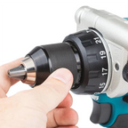 Makita Cordless Hammer Drill Machine, For Steel / Wood, 13 mm, 18 V, 0–2,100 rpm, 2.7 kg DHP486RTJ