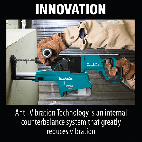 Makita Rotary Hammer Drill Machine, 3 Modes, Concrete 26mm, 800W, 4.4kg HR2661