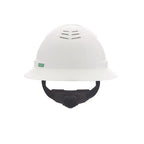 MSA V-Gard C1™ Full Brim Hard Hat, Vented, Fas-Trac III, White, ReflectIR™ - 10215828
