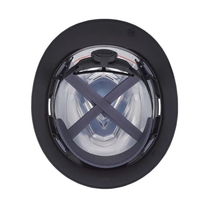MSA V-Gard C1™ Full Brim Cooling Hard Hat, Vented, Fas-Trac III, Black, ReflectIR™ Thermal Barrier - 10215835