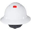 3M™ Full Brim Hard Hat H-801R-UV, White, 4-Point Ratchet Suspension, with Uvicator™