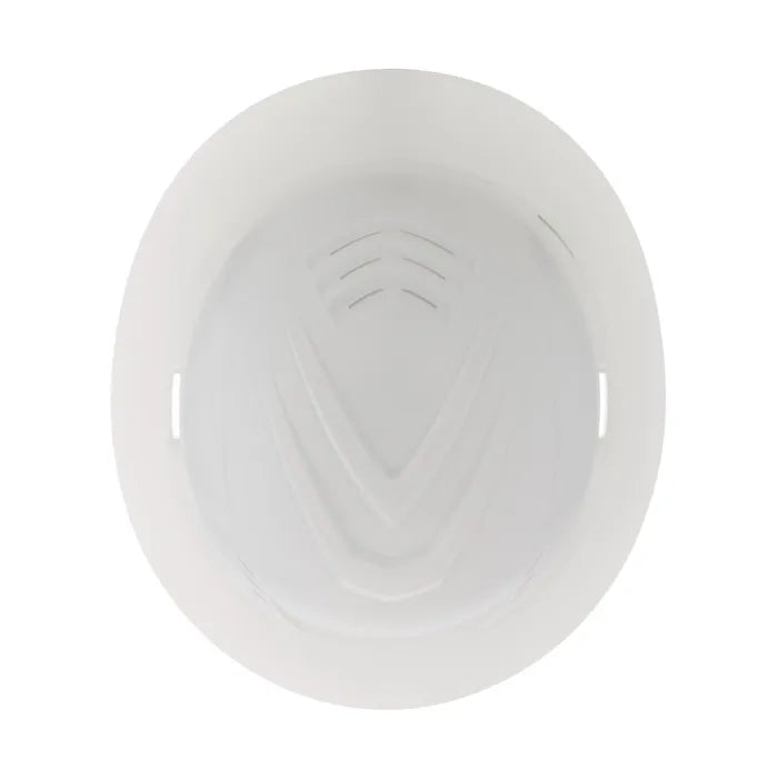 MSA V-Gard C1™ Full Brim Hard Hat, Vented, Fas-Trac III, White, ReflectIR™ - 10215828