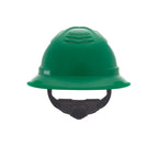 MSA V-Gard C1™ Full Brim Hard Hat, Vented, Fas-Trac III, Green, ReflectIR™ Thermal Barrier - 10215831