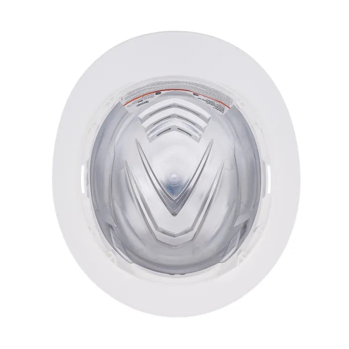 MSA V-Gard C1™ Full Brim Hard Hat, Vented, Fas-Trac III, White, ReflectIR™ - 10215828