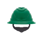 MSA V-Gard C1™ Full Brim Hard Hat, Vented, Fas-Trac III, Green, ReflectIR™ Thermal Barrier - 10215831