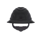 MSA V-Gard C1™ Full Brim Cooling Hard Hat, Vented, Fas-Trac III, Black, ReflectIR™ Thermal Barrier - 10215835
