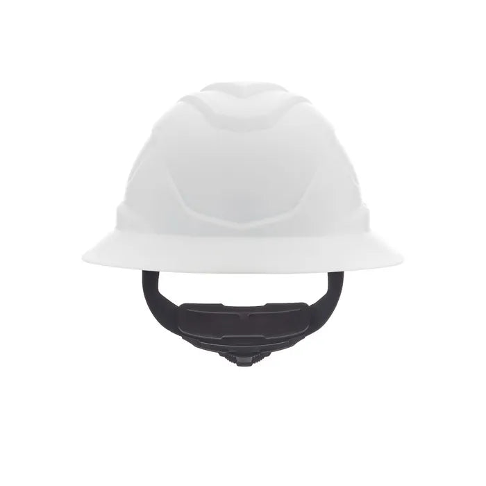 MSA V-Gard C1™ Full Brim Hard Hat, Non-Vented, Fas-Trac III, White, ReflectIR™ - 10215837