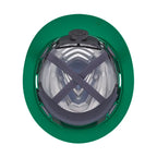 MSA V-Gard C1™ Full Brim Hard Hat, Non-Vented, Fas-Trac III, Green, ReflectIR™ - 10215840