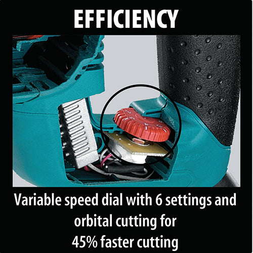 Makita Recipro Saw, Orbital, AVT, 1510W, 0-2800 spm, 4.6kg JR3070CT