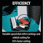 Makita Recipro Saw, Orbital, AVT, 1510W, 0-2800 spm, 4.6kg JR3070CT