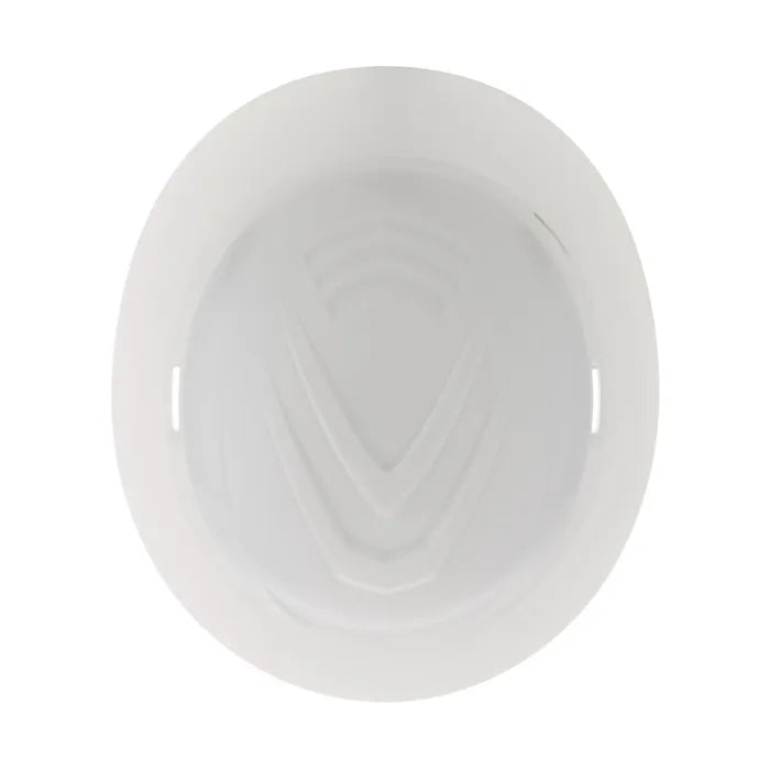 MSA V-Gard C1™ Full Brim Hard Hat, Non-Vented, Fas-Trac III, White, ReflectIR™ - 10215837