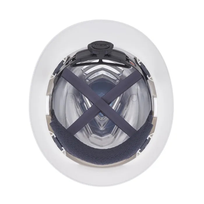 MSA V-Gard C1™ Full Brim Hard Hat, Vented, Fas-Trac III, White, ReflectIR™ - 10215828
