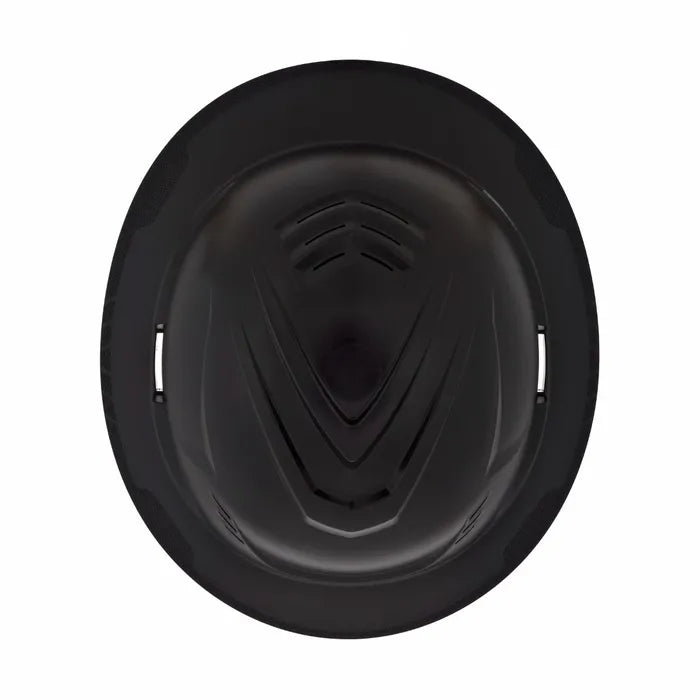 MSA V-Gard C1™ Full Brim Cooling Hard Hat, Vented, Fas-Trac III, Black, ReflectIR™ Thermal Barrier - 10215835