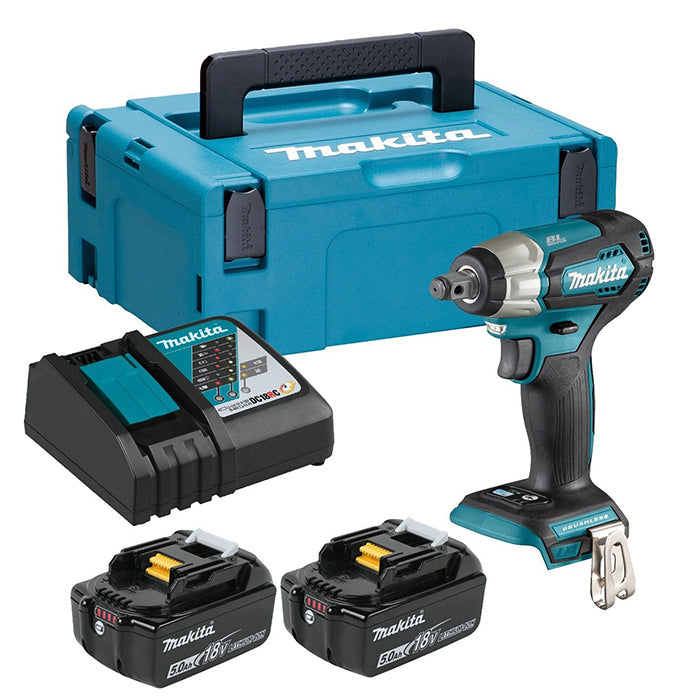 Makita Cordless Impact Wrench 1/2 inch, 18V, Brushless, 210Nm, 1.5kg DTW181RTJ