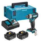 Makita Cordless Impact Wrench 1/2 inch, 18V, Brushless, 210Nm, 1.5kg DTW181RTJ
