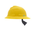 MSA V-Gard C1™ Full Brim Hard Hat, Non-Vented, Fas-Trac III, Yellow, ReflectIR™ - 10215841