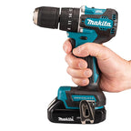 Makita DHP487RTJ 18V LXT Brushless Cordless Hammer Driver Drill, 13mm, 40Nm