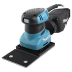 Makita Sander Machine For Wood in teal and black colour with a white logo