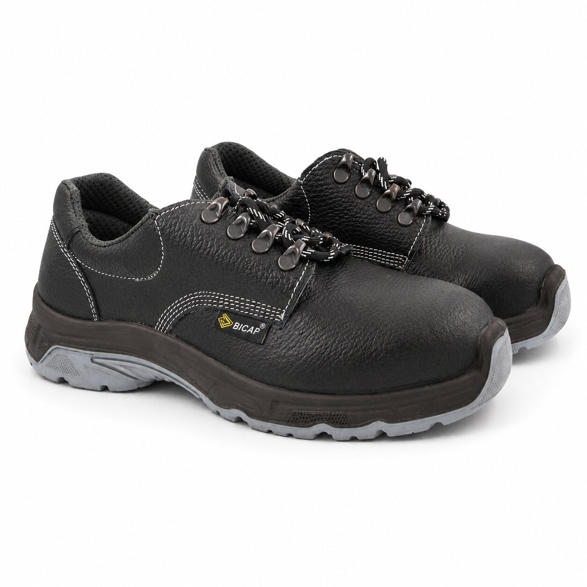 BICAP Safety Shoes - Steel Toe - Genuine Leather - 200J