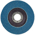 Makita Flap Disc for Stainless Steel & Metal, 180 × 22.23 mm, Z36 Zirconia Aluminium, D-27523