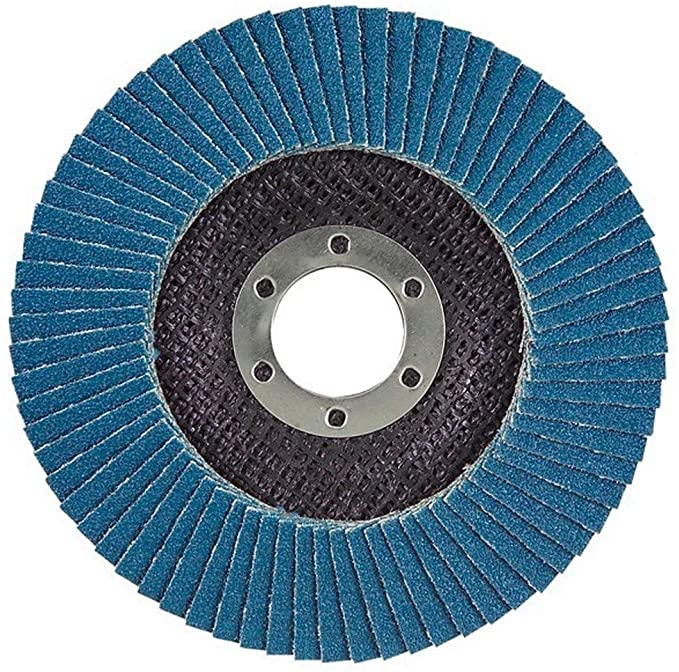 Makita Flap Disc for Stainless Steel & Metal, 180 × 22.23 mm, Z36 Zirconia Aluminium, D-27523