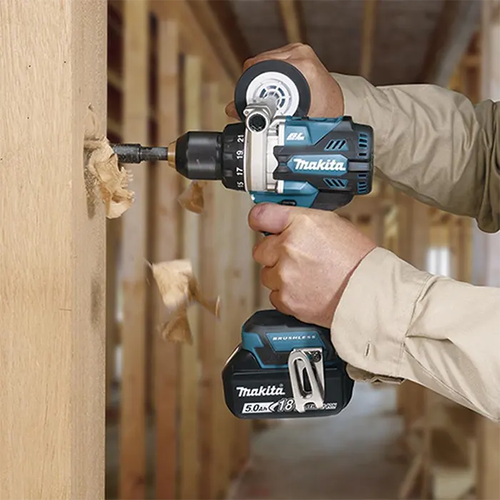 Makita Cordless Hammer Drill Machine, For Steel / Wood, 13 mm, 18 V, 0–2,100 rpm, 2.7 kg DHP486RTJ
