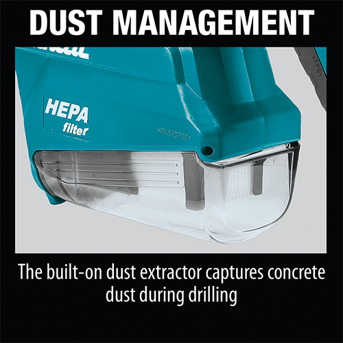 Makita Rotary Hammer Drill Machine, 3 Modes, Concrete 26mm, 800W, 4.4kg HR2661