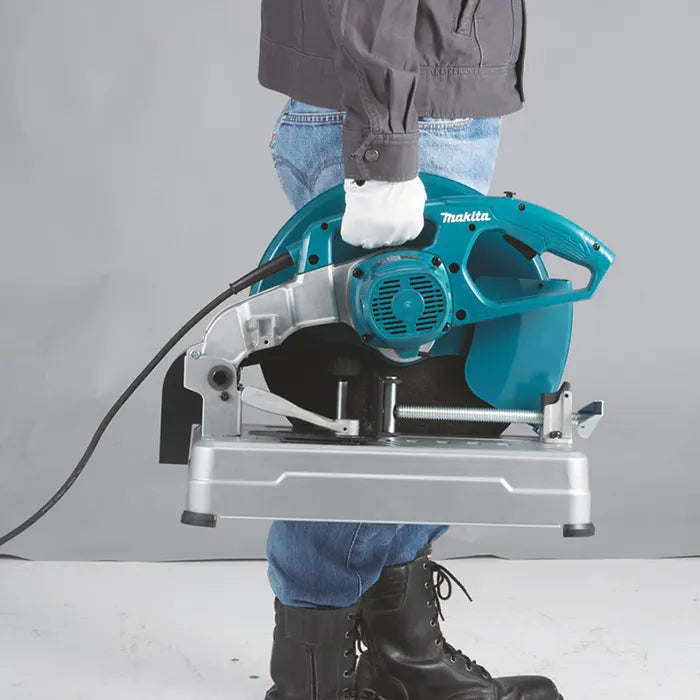 Makita DLW140PG2 Cordless Metal Saw, 355mm (14"), 36V (2x18V LXT), Brushless, 17.8kg (2 Batteries, Charger)