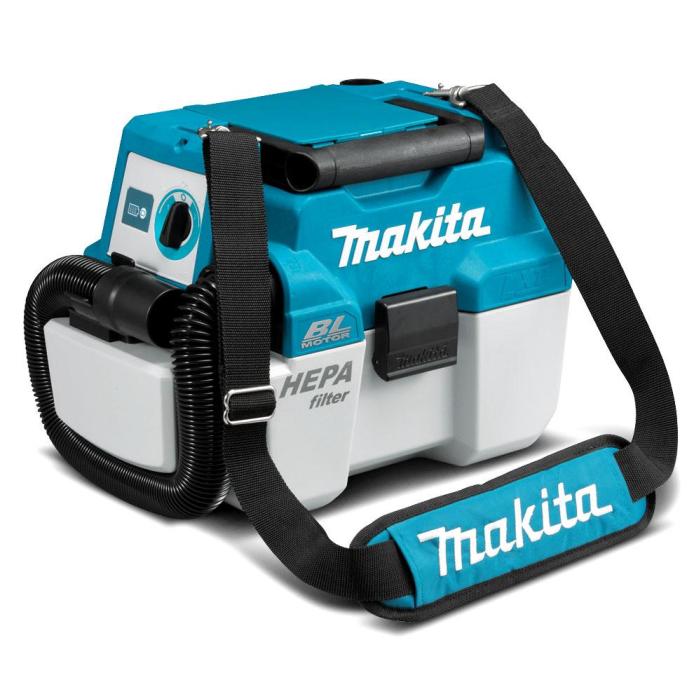 Makita DVC750LZX1 Cordless Vacuum Cleaner & Dust Extractor 18V | Portable 3-in-1 Blower for Workshops & Job Sites