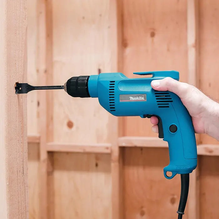 Makita Electric Drill Machine, For Steel and Wood, Chuck 10mm,530W, 1.5kg 6408