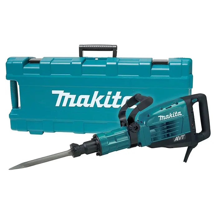 Makita Jack Hammer Machine, 1,510W, 1,450 BPM, Anti-Vibration, 17kg HM1317C