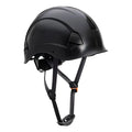 Portwest PS53 Height Endurance Helmet, Black, 6-Point Textile Harness