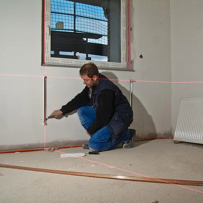 Stabila LAX 300 G Cross Line Laser Level 20 Meter | Self-Leveling Laser for Construction, Tiling & Electrical Work
